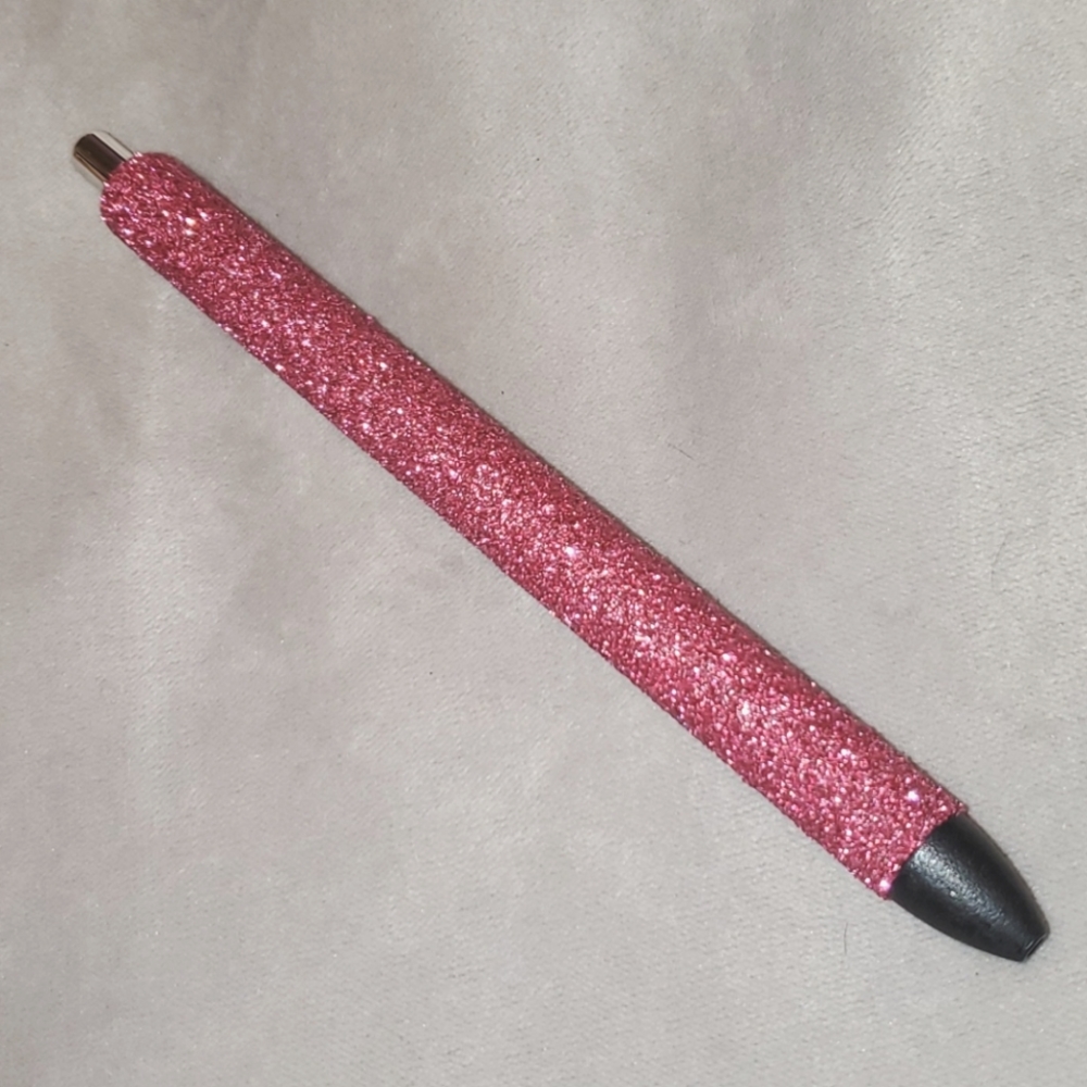 Pink glitter pen